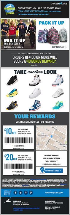 finish line coupons for sports & recreation